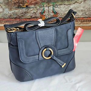Borsa a tracolla Rosetti PAIGE convertibile Coho nuova con etichette - blu navy Pacifico $69 - Foto 1 di 10