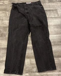 Vintage Levis 545 Signature Black loose fit Jeans Mens Size 38x30 Made In USA - Picture 1 of 7
