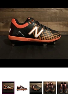 Botines de béisbol de metal New Balance para hombre 4040V5 negros/naranja L4040B05 talla 5,5 - Imagen 1 de 13