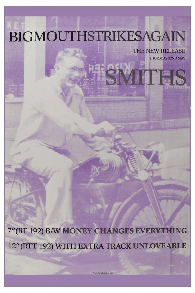 THE SMITHS Big Mountain HUGE Promo POSTER 3x5 fabric Banner with Grommets NEW - Image 1 of 3