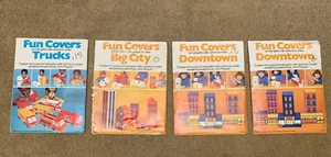 Lotto di 4 divertenti copertine vintage 1976/1977 di Playper Trucks Downtown Big City - Foto 1 di 3