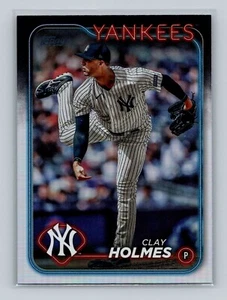 2024 Topps #247 Clay Holmes Rainbow Foil New York Yankees - Imagen 1 de 2