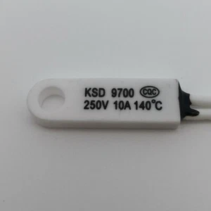 1pc 140°C / 284°F Degree Celsius N.C. 10A Ceramic Temperature Switch KSD9700 -O - Picture 1 of 5