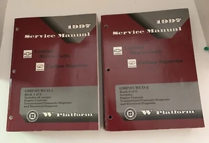 1997 Service Manuals Lumina Monte Carlo and Cutless Supreme Books 1 & 2 - Imagen 1 de 6