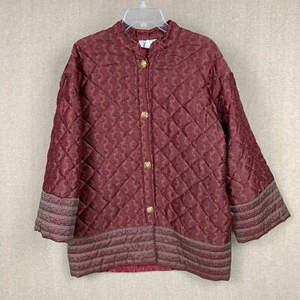 Chaqueta de Colección Victorias Secret para Mujer L Roja Acolchada Chaqueta Amortiguada Cachemira Relajación - Imagen 1 de 12