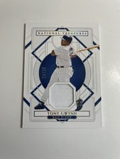TONY GWYNN 2021 PANINI NATIONAL TREASURES GAME USED JERSEY PATCH 24/25 PADRES