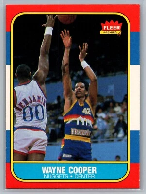 1986-87 Fleer - Wayne Cooper #18 - NM *TEXCARDS* - Изображение 1 из 2
