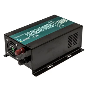 500W Power Pure Sine Wave Inverter 18V to 120V 1000W Peak Off Grid Solar Car RV - Picture 1 of 8