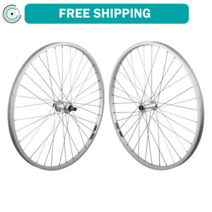 Wheel Master 26 inch Alloy Mountain Single Wall 26in Wheelset with Alloy Rims