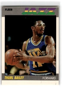 1987-88 Fleer Thurl Bailey Utah Jazz #6 - Picture 1 of 2