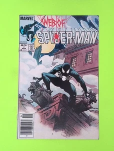 Web of Spider-Man #1 Vol. 1 quiosco Marvel Comics 1985 primera aplicación RY42-224 - Imagen 1 de 2