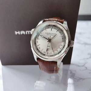 Hamilton Jazzmaster H326050 Traveler GMT Autoamtic Men's Watch from JP - Picture 1 of 18