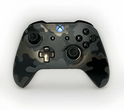 Genuine Microsoft Xbox One Wireless Controller Night Ops Camo Bluetooth 1708 - Image 1 of 4
