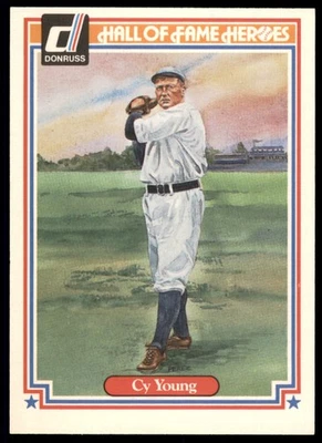 Cy Young 1983 Donruss Salón de la Fama Héroes #27 Cardenales de San Luis Foto 1 de 2