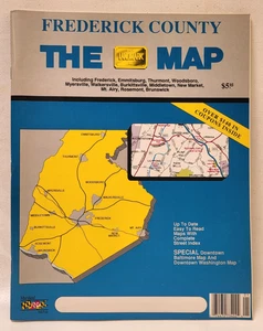 Frederick County Maryland MD. Straßenkartenatlasbuch - sehr guter Zustand! - Bild 1 von 14