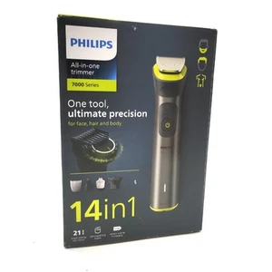 Philips Multigroom Series 7000 Kombi Trimmer Bart Haar Kopf Körper MG7930 15 eff - Bild 1 von 8
