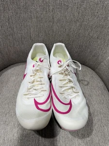 Nike Herren Ja Fly 4 Leichtathletik Sprint Spikes Gr. 12 weiß/pink DR2741-100 - Bild 1 von 9