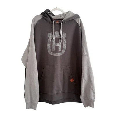 Husqvarna Hoodie Herren XXL SKÖRDA "Harvest" grau Pullover Kapuzenpullover Trendy - Bild 1 von 4