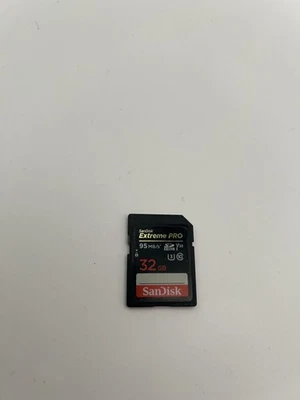 SanDisk 32GB 95MB/s Extreme Pro SDHC Memory Card UHS-I V30 SD U3 633x 4K UHD - Image 1 of 2