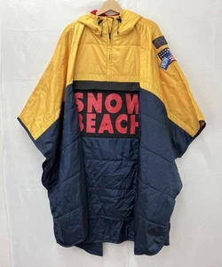 Polo Ralph Lauren Yellow Snow Beach CP93 Down Puffer Poncho Jacket Coat - Picture 1 of 11