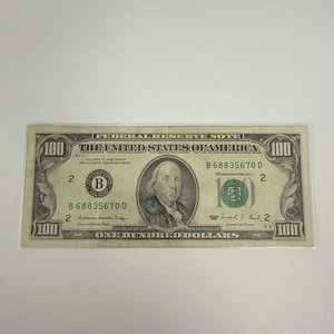 1988 100 Dollar Bill - Picture 1 of 6