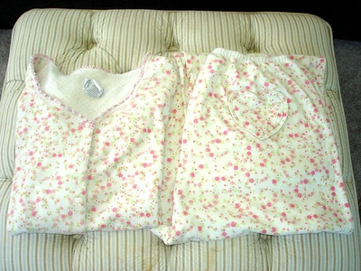 Aria Sleepwear Two Piece Set Women Pink  Floral Short Sleeve Elastic Waist M - Image 1 of 4