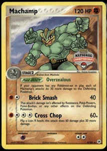 Francobollo Nazionale Machamp - ex Leggende Nascoste 9/101 2006 quasi nuovo Pokemon - Foto 1 di 2