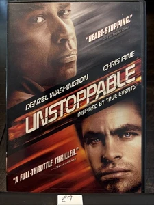 UNSTOPPABLE (Widescreen DVD 2010) Denzel Washington Chris Pine Like New E7 - Picture 1 of 2