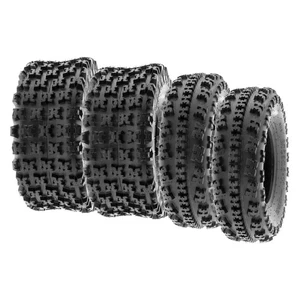 【2 Front 21x7-10】【2 Rear 20x10-9】SunF ATV UTV SxS Tires 6 Ply All Terrain A027 - Picture 1 of 12
