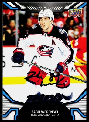 2022-23 Upper Deck MVP Blue Script Zach Werenski #146 Columbus Blue Jackets - Image 1 of 2