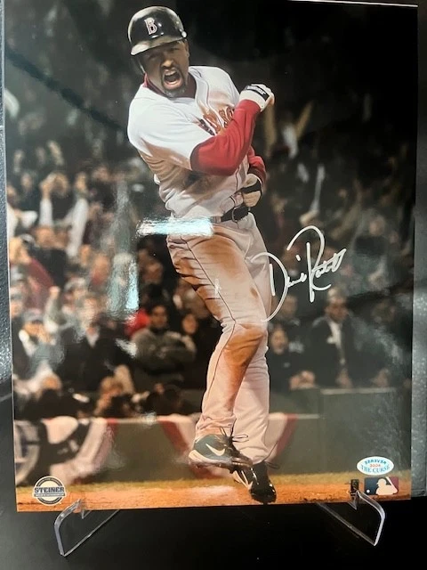 Dave Roberts vintage  signed  8x10 - Reverse Curse Certified - Red Sox / Dodgers - Image 1 of 1