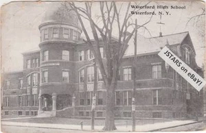 c. 1914 WATERFORD, NY, WATERFORD HIGH SCHOOL POSTCARD - Picture 1 of 1