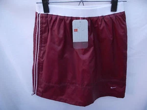 BNWT Girls Sz 16 Maroon NIKE Cool Plastic Look Athletics Sports Tennis Skirt - Picture 1 of 1