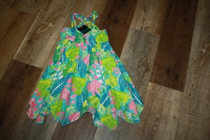 NWT CYNTHIA ROWLEY MULTI-COLOR HANKERCHIEF SUNDRESS - SIZE 4 - Picture 1 of 4