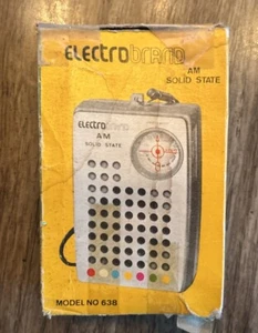Vintage ElectroBrand Am Solid State Radio Model #638 AM Solid State Radio VNTG - Picture 1 of 5