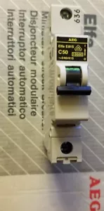 AEG E81S C50 Elfa Mini-Leistungsschalter 50 Ampere - Bild 1 von 2