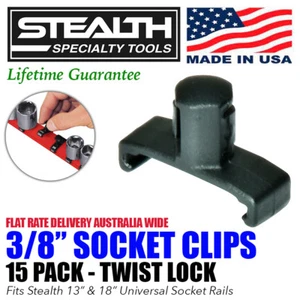 STEALTH 15 Pack 3/8 inch Drive Socket Clips - Picture 1 of 4