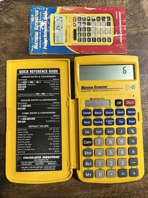 Calculated Industries 4019 Material Estimator Calculator - Image 1 of 3