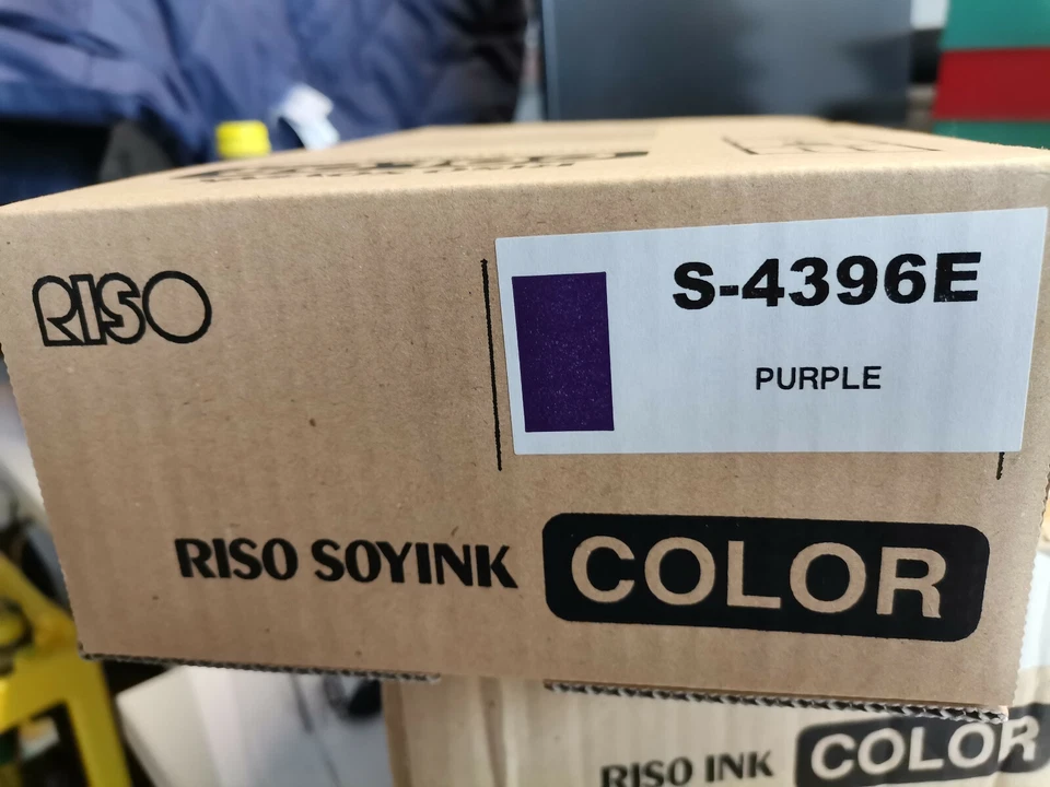 Original Riso Ink purple S-4396E S-3983 V8000 RP37XX RP31XX RP35XX nuevo - Imagen 1 de 1