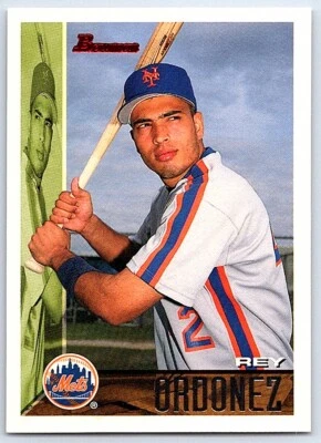 1995 Bowman Rey Ordonez Rookie New York Mets #140 - Image 1 of 2