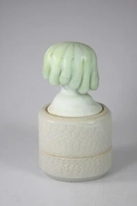 VINTAGE STUDIO POTTERY STONE WARE LIDDED BOX - Picture 1 of 8