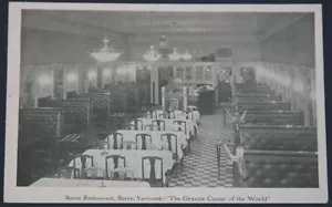Barre Restaurant, Barre, VT Postcard - Picture 1 of 2