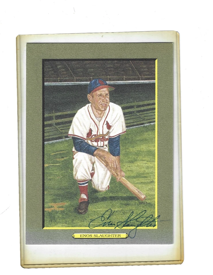 1988 PEREZ STEELE GREATEST MOMENTS ENOS SLAUGHTER SIGNED - Image 1 of 1