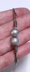 Vintage Sterling Silber Tahiti Armreif Armband - Bild 1 von 3