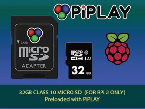 PiPlay für Raspberry Pi 2 - Retro Emulatoren - PreLoaded Class 10 Micro SD - Bild 1 von 5