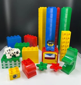 Lego Duplo set #3036 Original Green Storage Box Complete AND 16 Extra Bricks - Picture 1 of 9