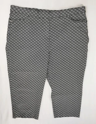Worthington Pants Pull On Crop Stretch Womens Size 2X - Image 1 of 4