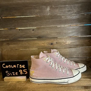 Mujer Converse CTAS Hi Top Otoño Bordado Piedra Malva Tenis Talla 8.5 M - Imagen 1 de 6