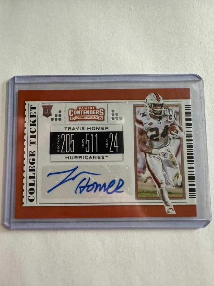 K192,488 - 2019 Panini Contenders Draft Picks #276 Travis Homer Auto RC - Image 1 of 1