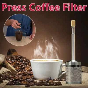 Portable Travel Coffee Brewer Final press Reusable Coffee Filter Coffees Maker - Picture 1 of 11